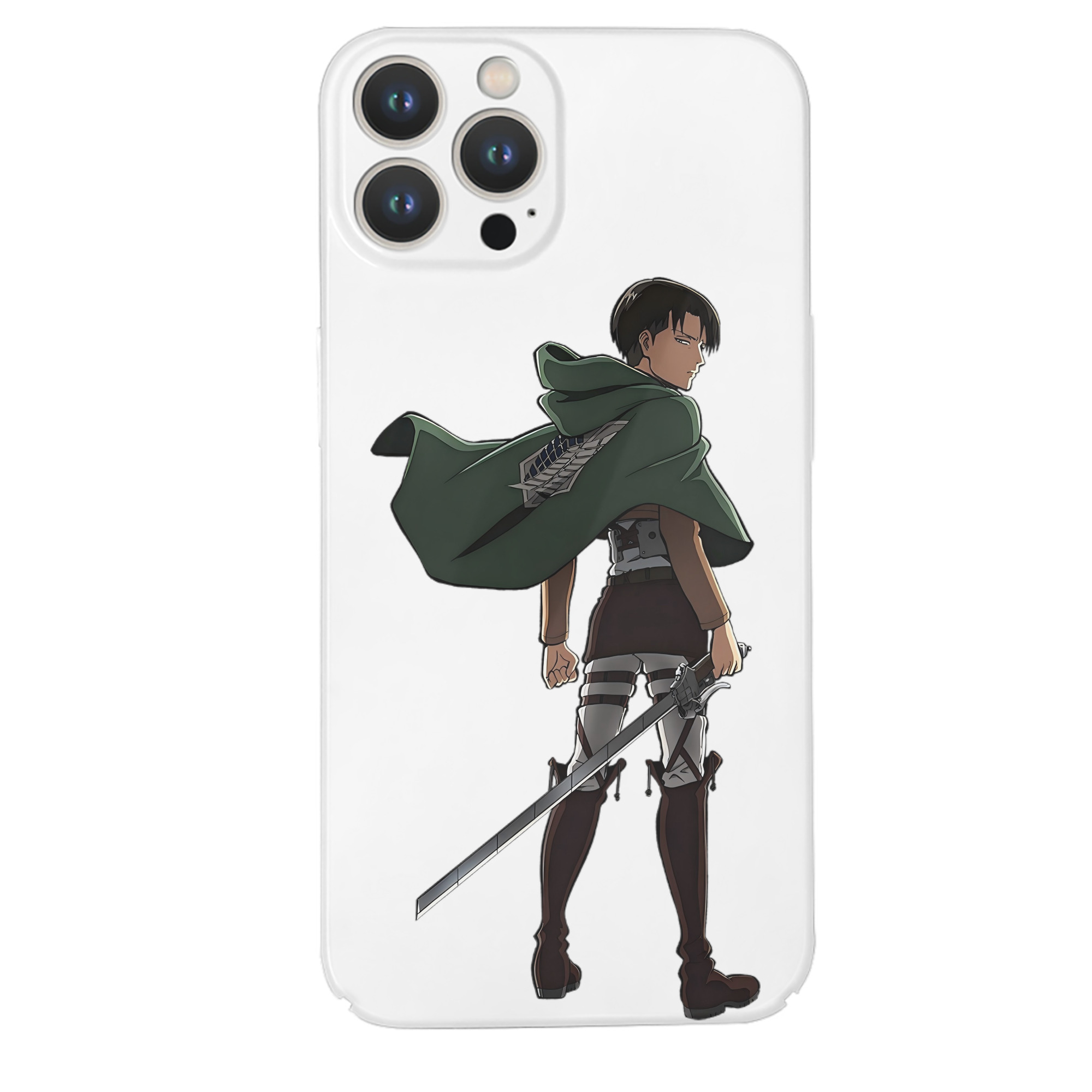 （画像用） 進撃の巨人 リヴァイ·アッカーマン Attack on Titan Levi Ackerman 【iPhone 14シリーズ対応】ハードケース